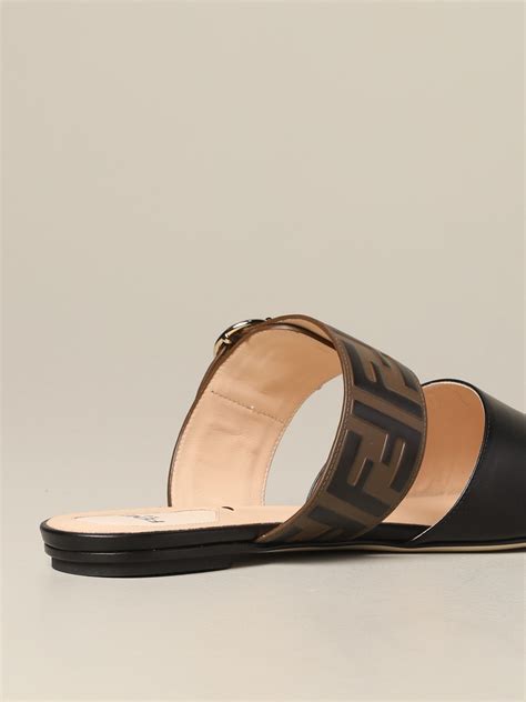 fendi sandalen damen|Fendi sandals flat woman.